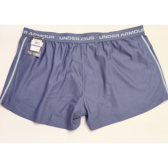 Under Armour Women’s Loose Tech Play Up Shorts 2XL Blue - Picture 4 of 6